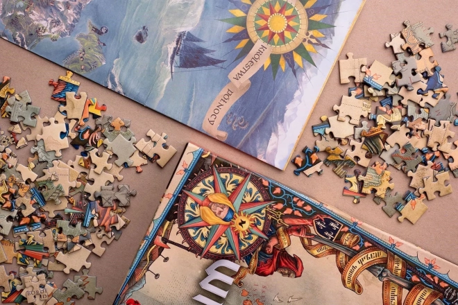 Puzzle The Witcher: regatele din nord 1000 piese