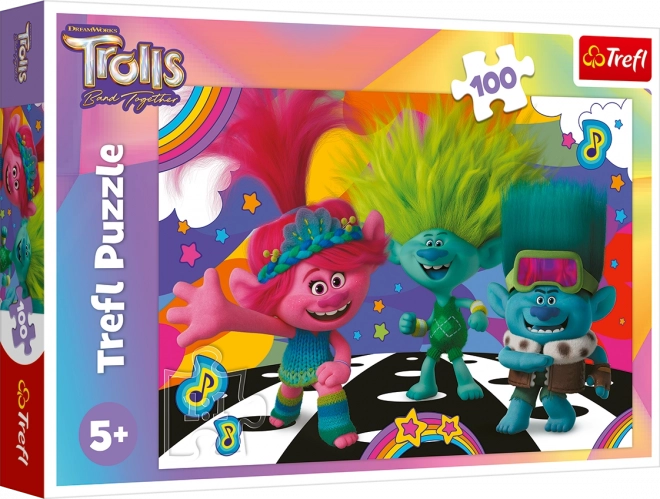 Puzzle Trolerii Din Trolls 3 - 100 Piese