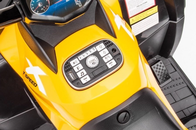 Quad electric galben 24V