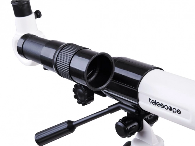 Telescop pe trepied pentru copii cu mărire 20x 30x 40x – Alb