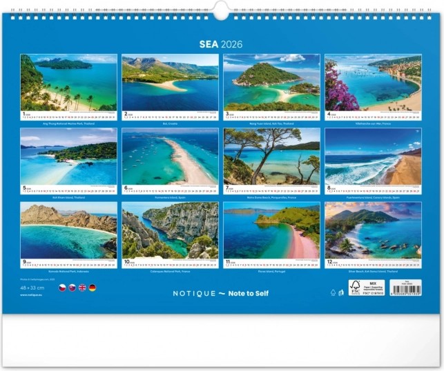 Calendar de perete Marea 2026
