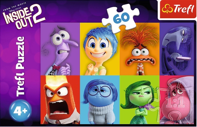 Puzzle Inside Out: Cunoaște-ți emoțiile 60 piese