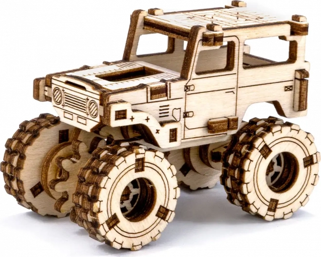 Puzzle 3D de lemn Monster Truck Superfast