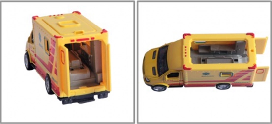 Ambulanță Auto Metal/Plastic