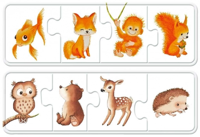 Primele mele puzzle-uri Animăluțe Colorate