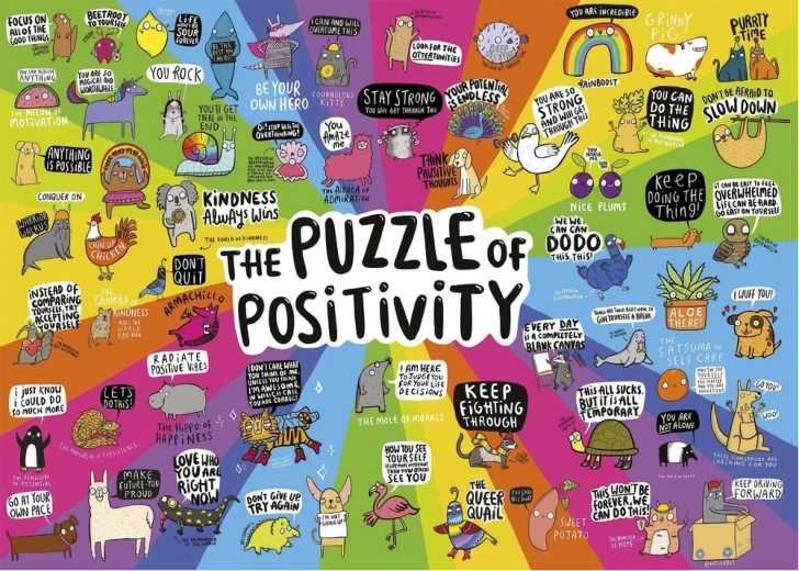GIBSONS Puzzle gândire pozitivă 1000 piese