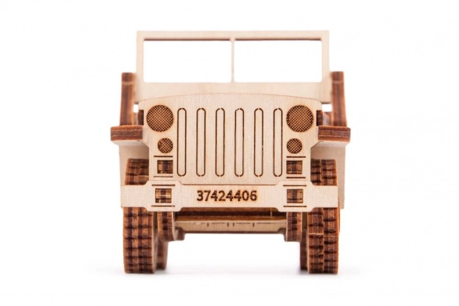 puzzle 3D din lemn jeep