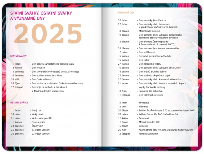 Agenda școlară Flamingo (septembrie 2024 – decembrie 2025)