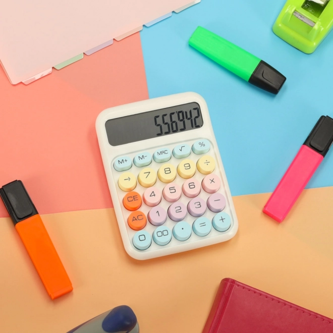 Calculator de birou cu butoane rotunde