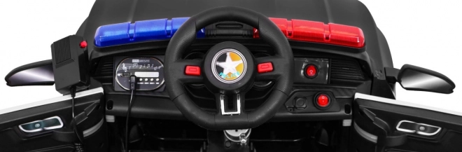 Mașină electrică pentru copii GT Sport Police negru