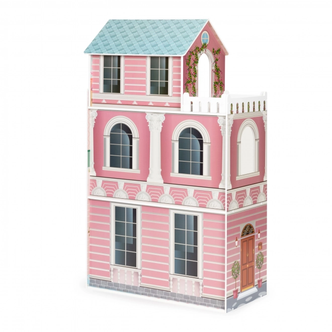 Casă de păpuși Barbie cu mobilier Ecotoys