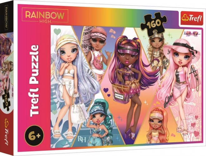 Puzzle TREFL Rainbow High: Prietene Fericite 160 piese