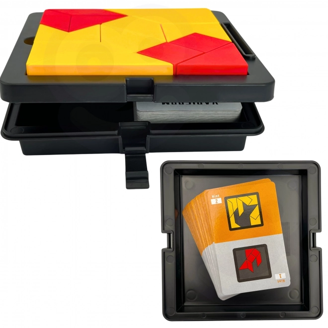 Joc logic tangram Woopie antrenament de buzunar pentru creier