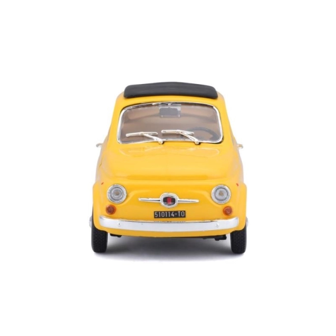 Model mașină Bburago Fiat 500 F 1965 la scară 1:24