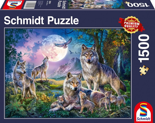 Puzzle Schmidt lupi de 1500 piese