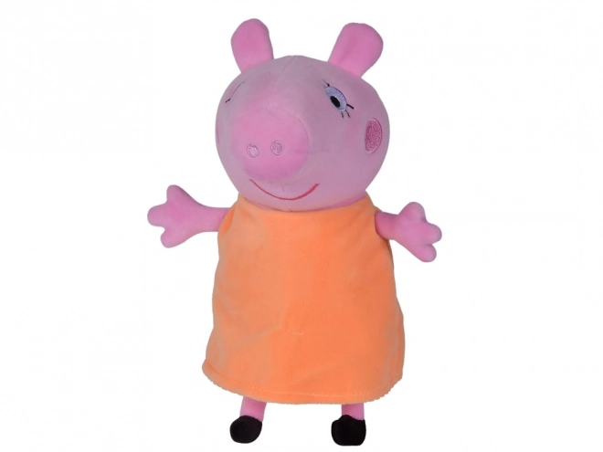 Set de plușuri Peppa Pig și familia în mașină