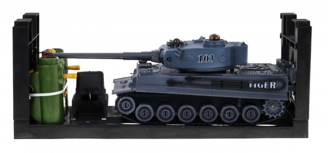 Tancuri cu telecomandă T-34 vs Tiger pentru copii 3+