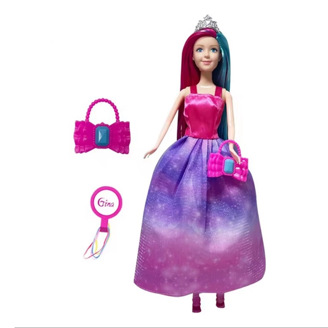 WOOPIE Set 4 Prințese Magice - Cutie Păpuși 4 în 1 cu Accesorii