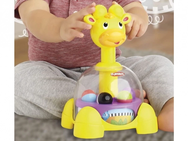 Jucărie bibuț cu bile Giraffă de la Playskool