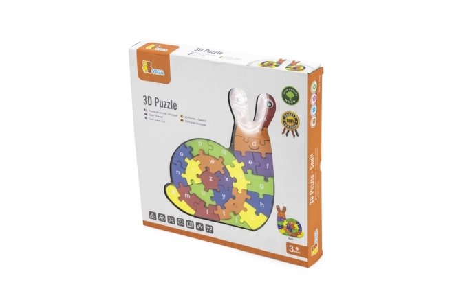Puzzle 3D Melc cu Litere
