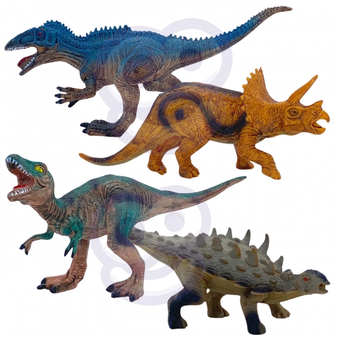 Set figurine Dinozauri XL cu covoraș