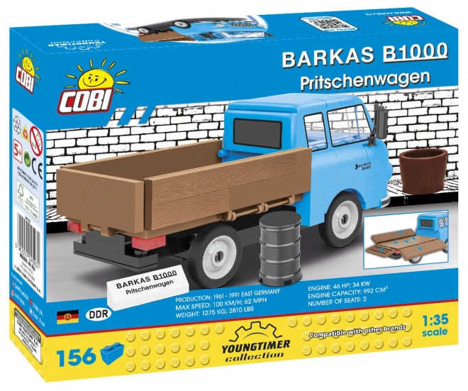 camion Barkas B1000 de construcție Cobi