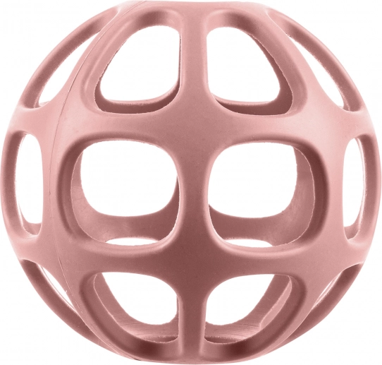 Jucărie de dentiție din silicon Round, Old Pink