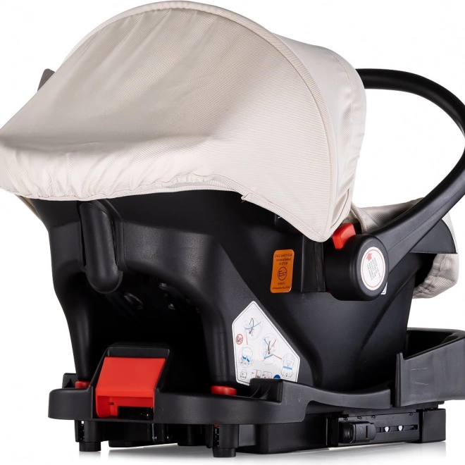 Chipolino scaun auto Aura i-Size 40-85 cm Biscotta