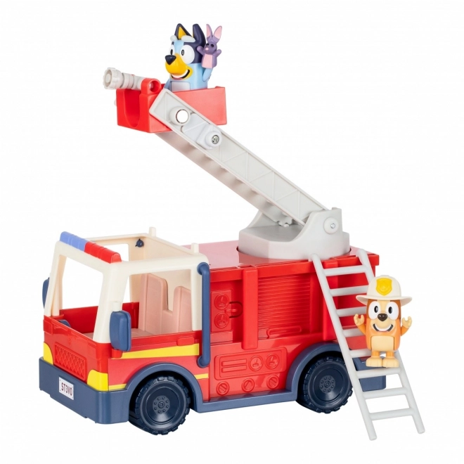 Set figurine Bluey Mașină de pompieri