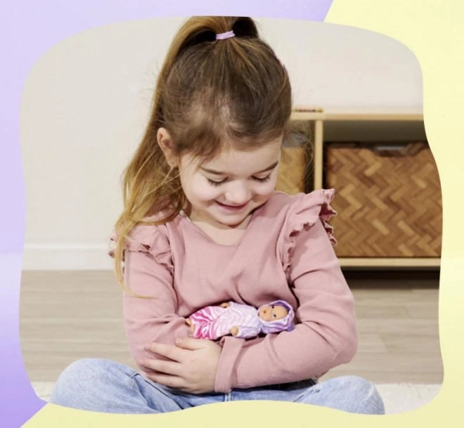 Mini păpușă Nou-Născut Baby Onesie 12 cm
