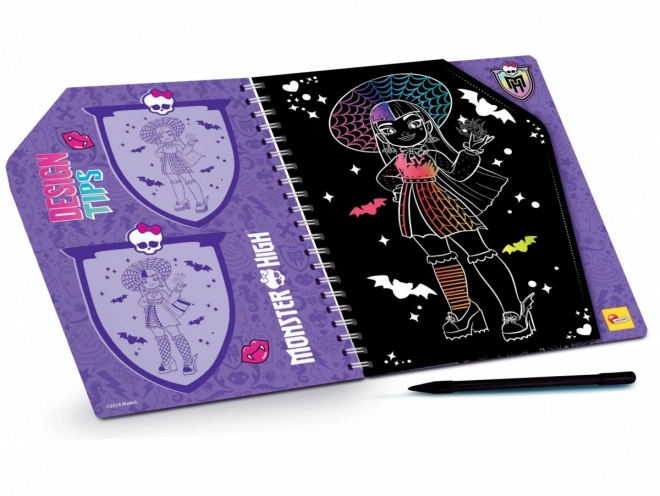 Carnet de zgâriat Monster High