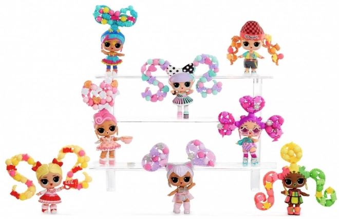 Păpușa L.O.L. Surprise Hair Beads Tots - set de 12 bucăți