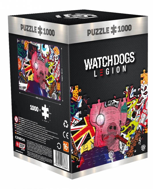 Puzzle Watch Dogs: Legion - Masca de porc