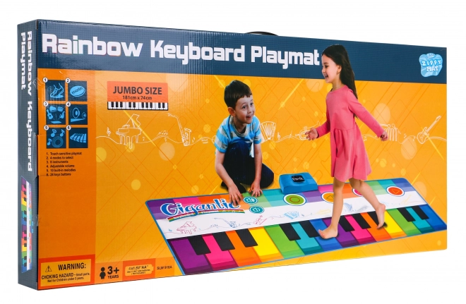 Mare Covor Muzical Super Colorat Instrument de Clape