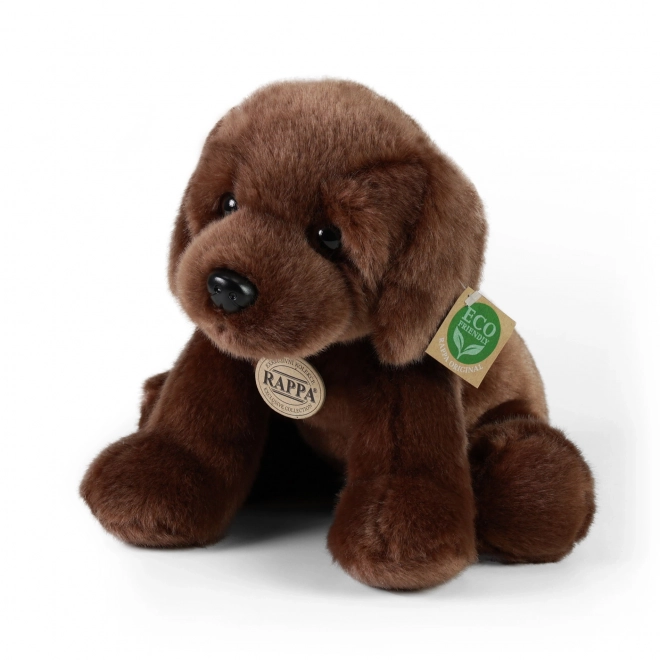 Câine labrador din pluș așezat Rappa ecologic