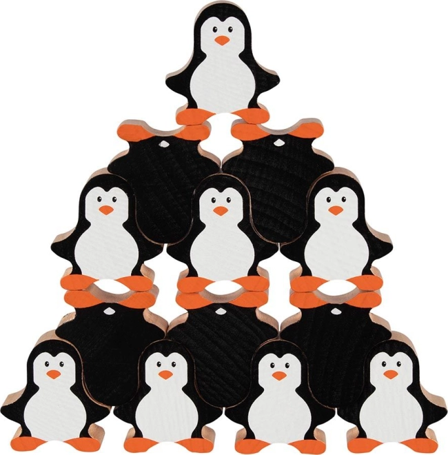 Drăgălașii pinguini de lemn