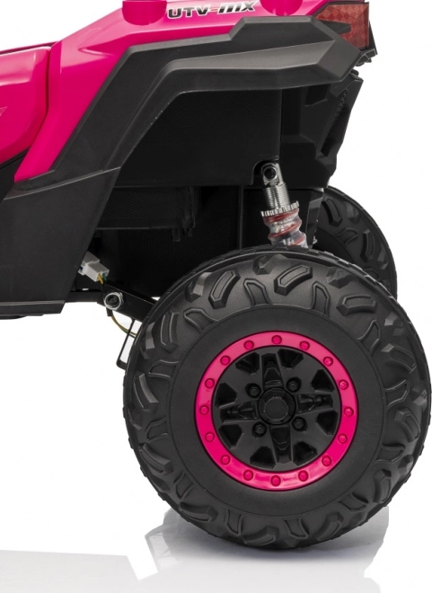 Automobil electric pentru copii Buggy Madman UTV-MX roz