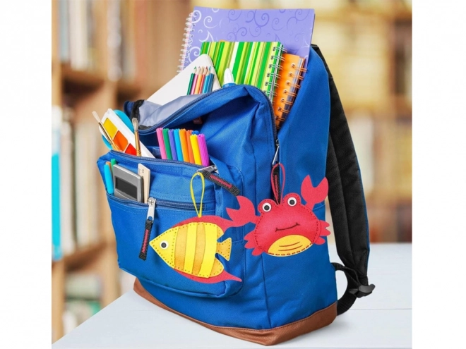 Set creativ faceți singur animale marine din fetru