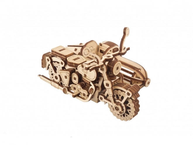 Puzzle mecanic din lemn 3D Ugears - camion militar