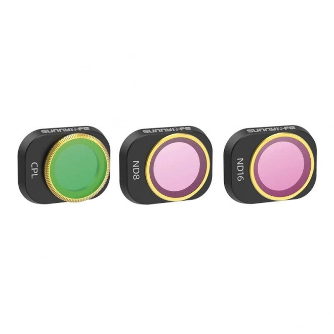 Set de 3 filtre Sunnylife CP, ND8, ND16 pentru DJI Mini 4 Pro