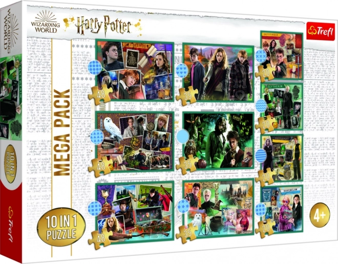 Mega pachet puzzle Harry Potter Trefl