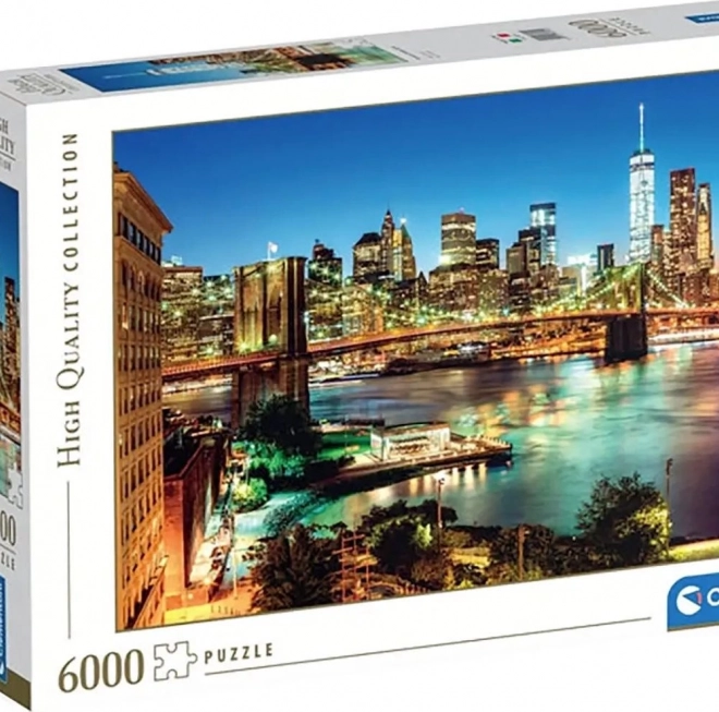 Puzzle Luminile peste Podul Brooklyn 6000 de piese