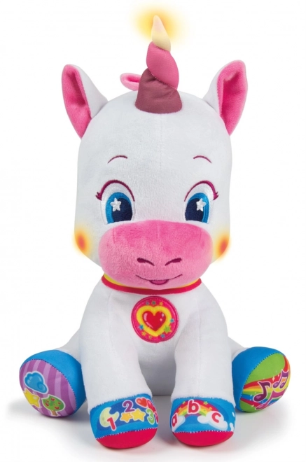 Unicorn interactiv de pluș CLEMENTONI BABY