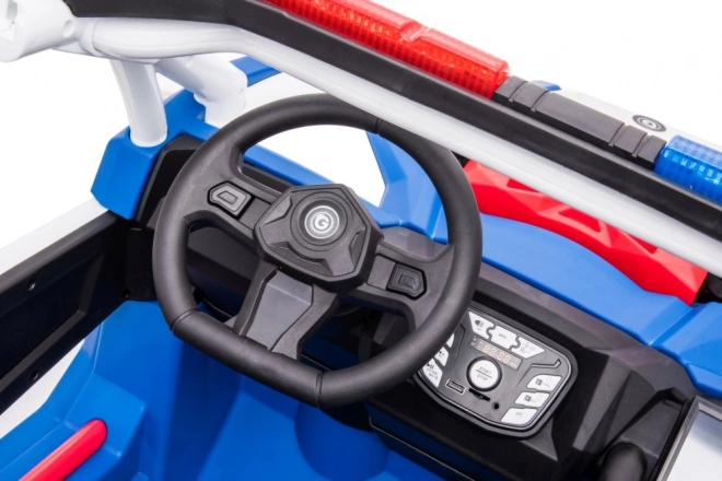 Mașinuță de poliție pentru copii cu acumulator 4x4 Buggy XB-2118