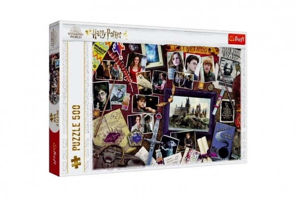 Puzzle Harry Potter Memorialele de la Hogwarts 500 piese