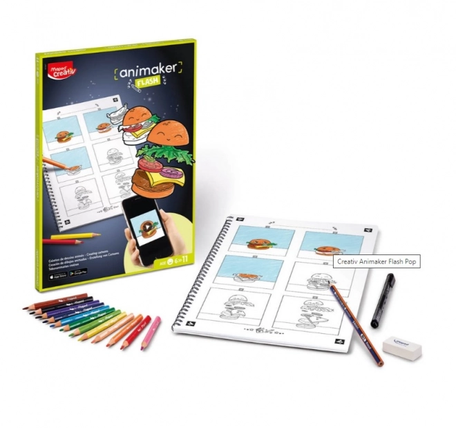 Set creativ pentru animație Pop Animaker Maped