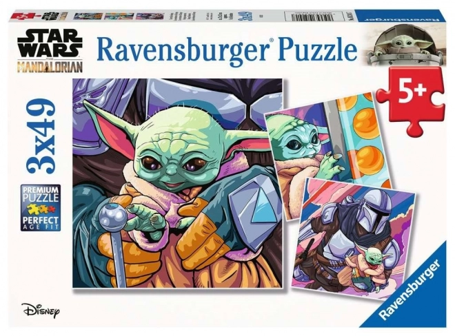 Puzzle Ravensburger Mandalorian 3 x 49 piese