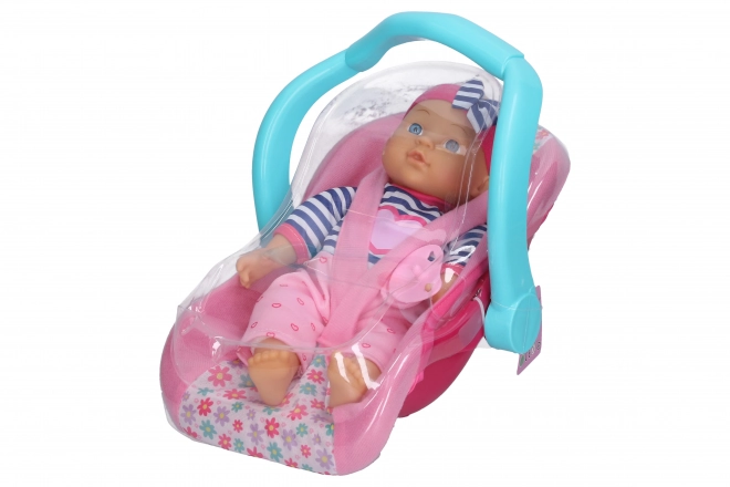 Bebeluș în scăunel portabil 28 cm