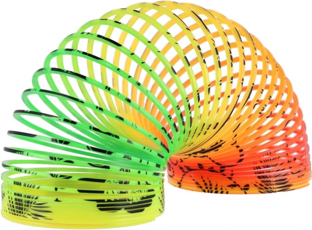 Spirală din plastic cu motiv de dinozauri 7,5cm