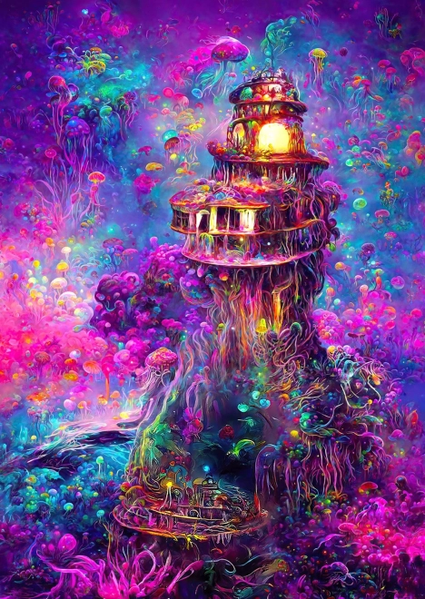 Puzzle farul subacvatic 1000 de piese